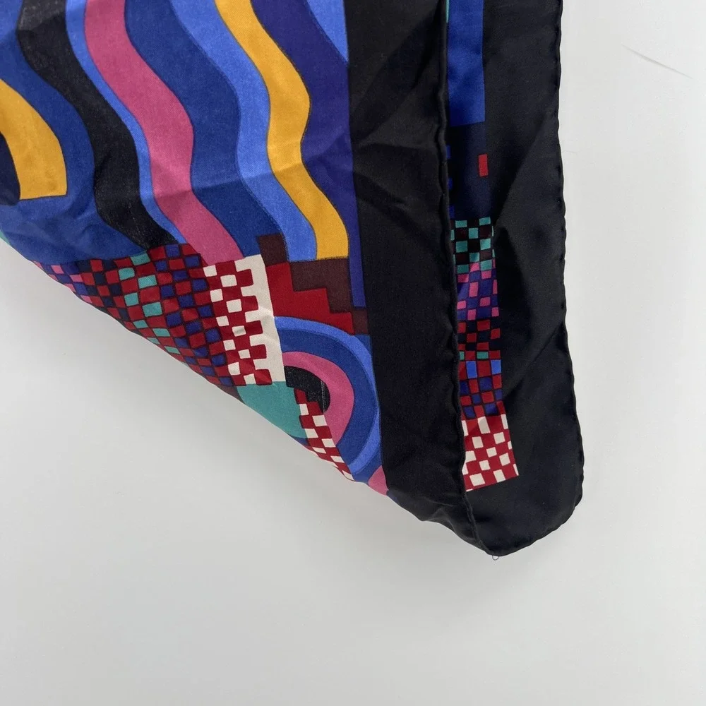 Liberty Of London Vintage Abstract Design 100% Silk Scarf 26